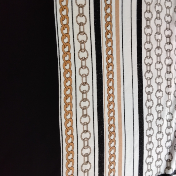 Chic Black and Brown Women's Blouse - Picture 5 of 6